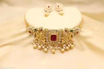 Premium Quality Trending Design Choker Jewellery Set For Women & Girls