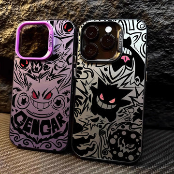 Anime Pokemons Gengar Case for Samsung Galaxy S24 S23 S22 S21 S20 Note20 Ultra Plus FE M31 4G 5G Matte Shockproof Back Cover